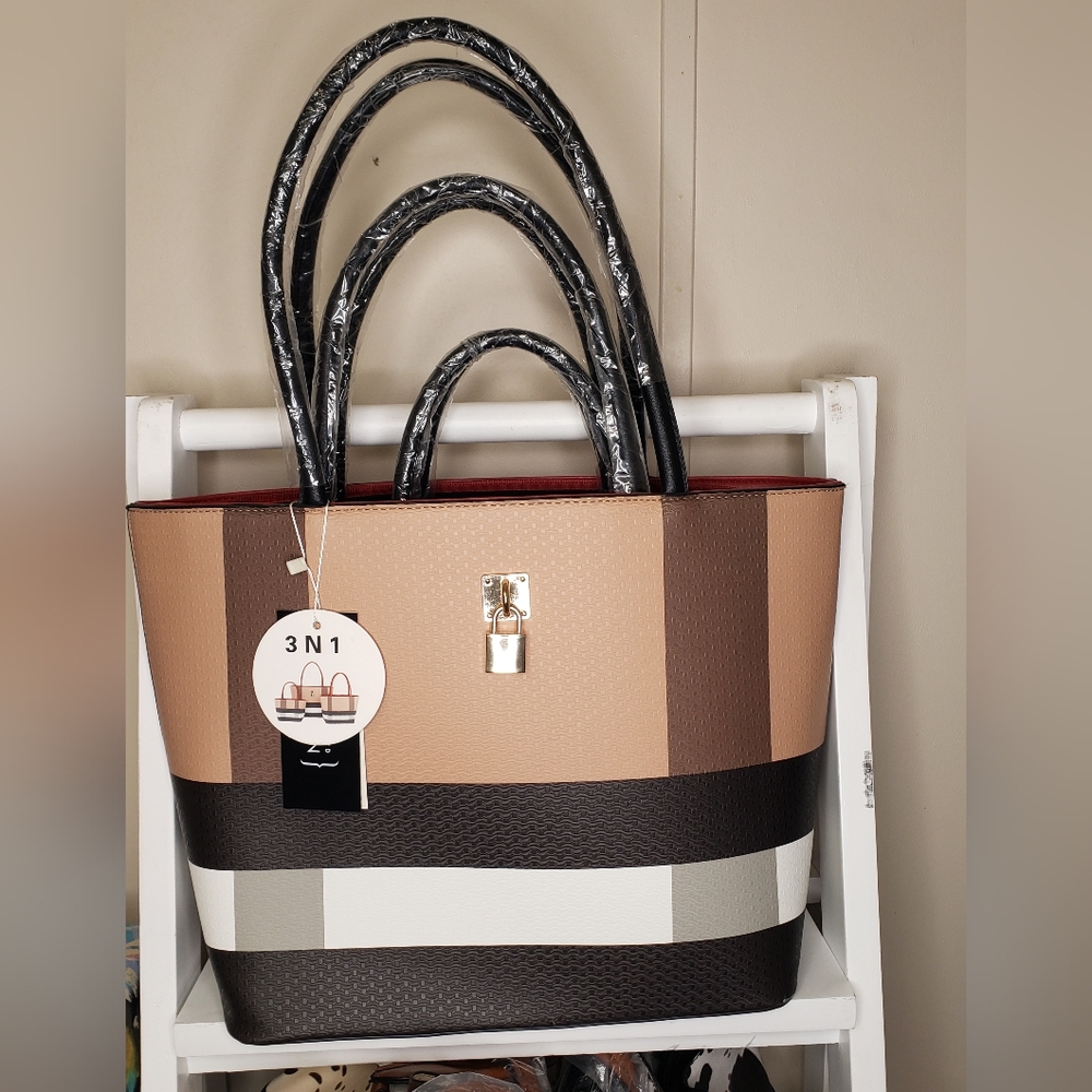 3 in 1 Shoulder Tote Bag